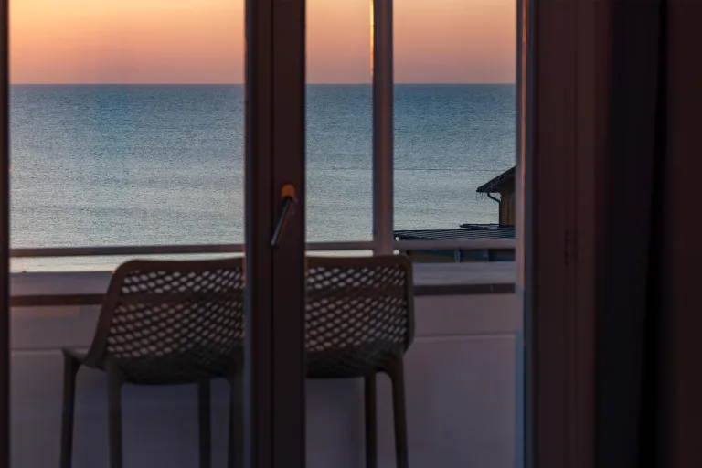 Sonnenuntergang im Art Hotel Tartini Piran